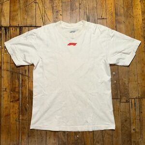 Formula 1 Racing PacSun Tee Shirt Men's S White Short Sleeve Crew Neck Logo